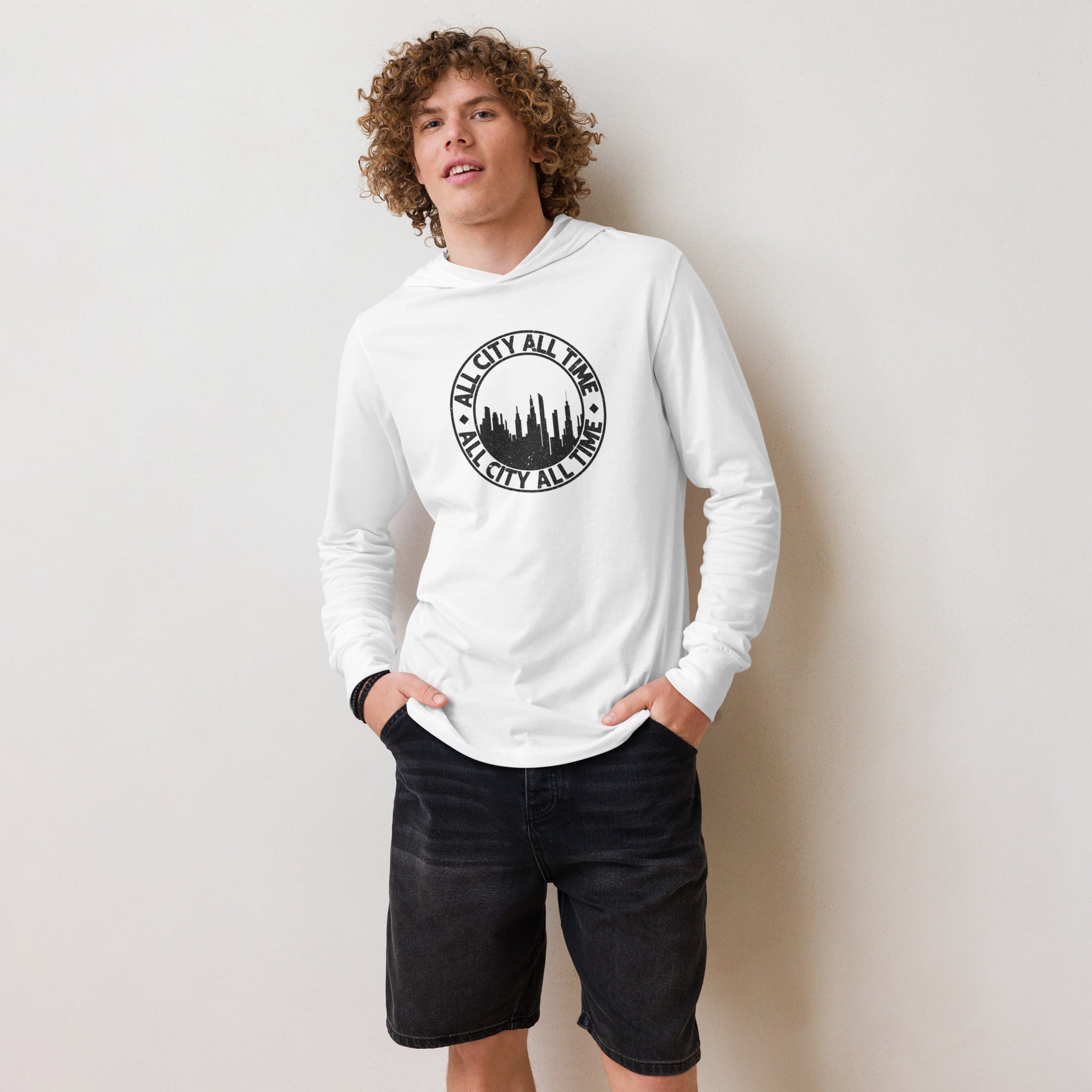 All City Hooded long-sleeve tee Urban Anthropology